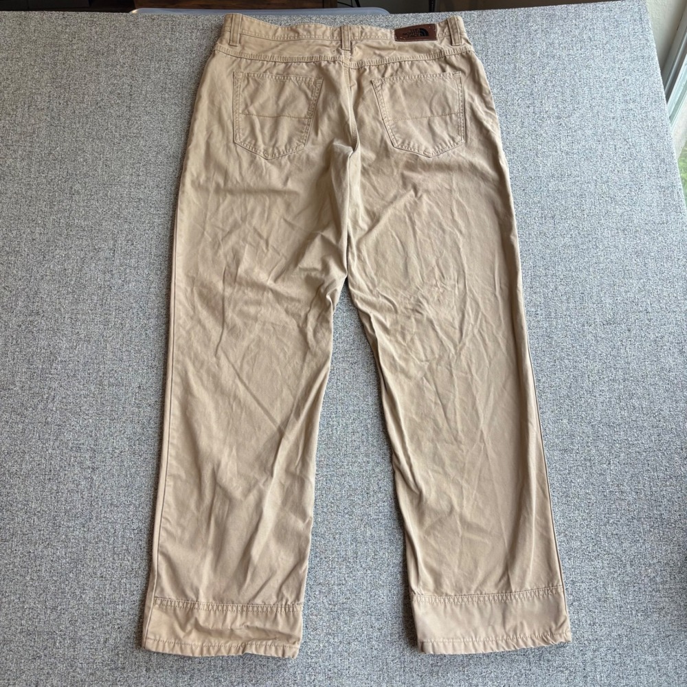 The North Face Pants Mens 36 Regular Tan Straight Leg Cotton Canvas Outdoor